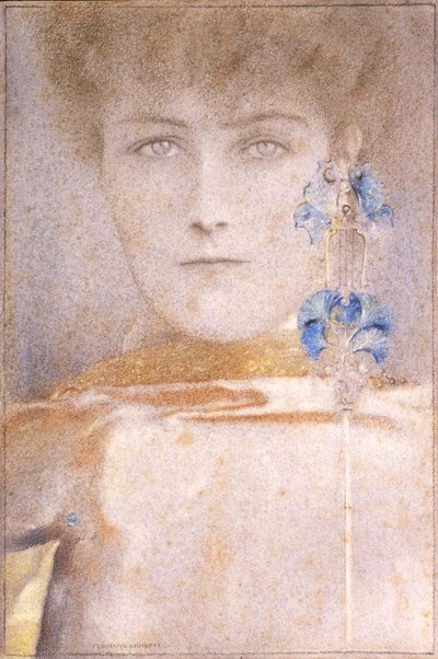 Masque blanc - Fernand Khnopff