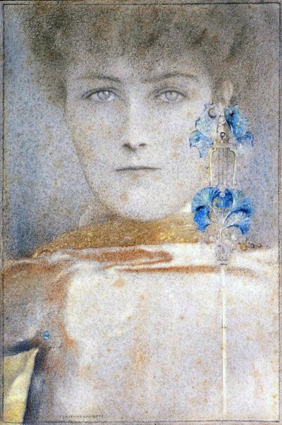 Masque blanc - Fernand Khnopff