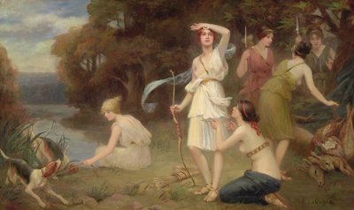 Diane et ses servantes de chasse - Fernand Le Quesne