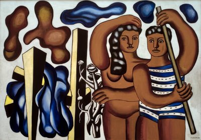 Adam et Ève (étude) - Fernand Leger