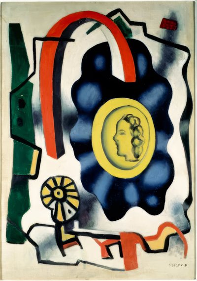 Komposition mit Figur von Fernand Leger