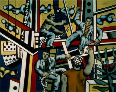 Die Bauarbeiter von Fernand Leger
