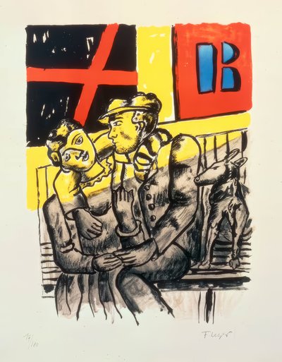 Die Liebenden von Fernand Leger