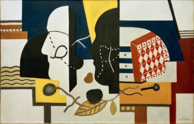 Les deux profils - Fernand Leger