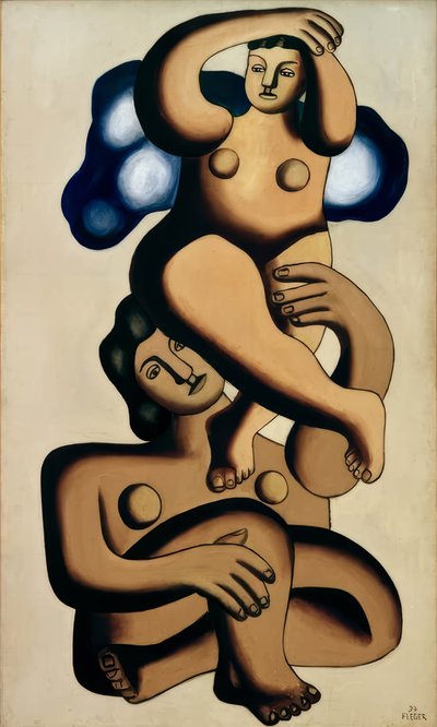 Compos avec 2 perroquets (étude) - Fernand Leger