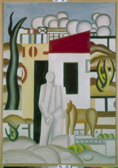Belebte Landschaft von Fernand Leger