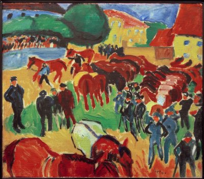 Marché aux chevaux à Moritzburg - Fernand Leger