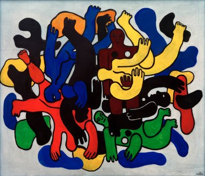 Plongeurs noirs - Fernand Leger