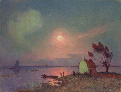 Lumière du soleil brumeuse, Bretagne, vers 1915 - Fernand Loyen du Puigaudeau