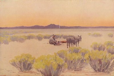 Crépuscule en Arizona - Fernand Lungren