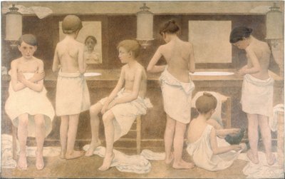 Les Petites Figurantes, entre 1911 et 1913 (huile sur toile) - Fernand Pelez