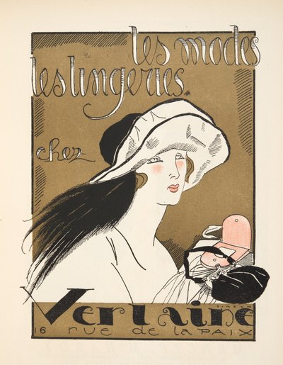 Publicité pour Verlaine, de la Gazette de Bon Ton - Fernand Siméon