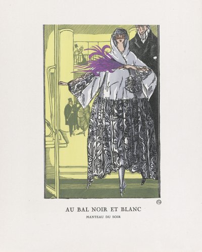 Au Bal Noir et Blanc, pub. 1921 - Fernand Siméon