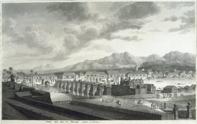 Vue du Fort Santiago à Manille - Fernando Brambila
