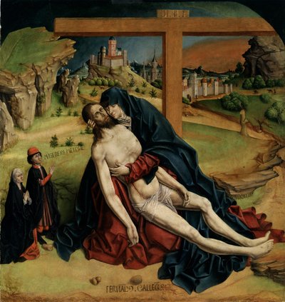 Pietà, 1465-1470 - Fernando Gallego