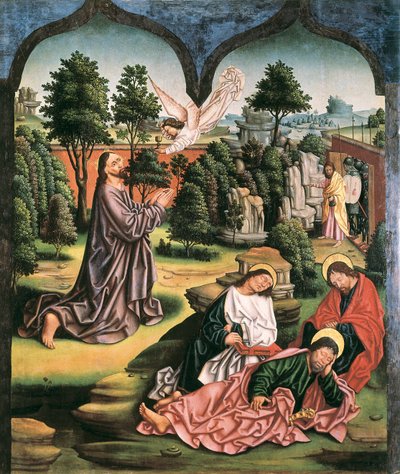 Prière dans le Jardin des Oliviers - Fernando Gallego