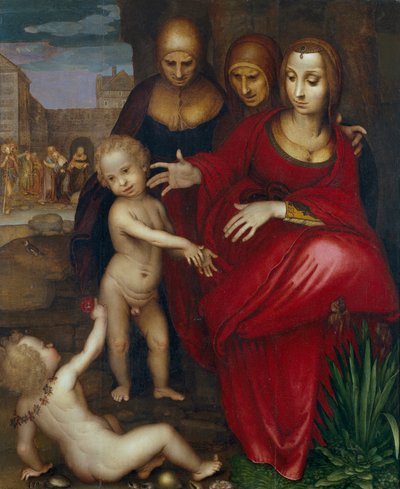 Sainte Anne, la Vierge, Sainte Élisabeth, Saint Jean et l