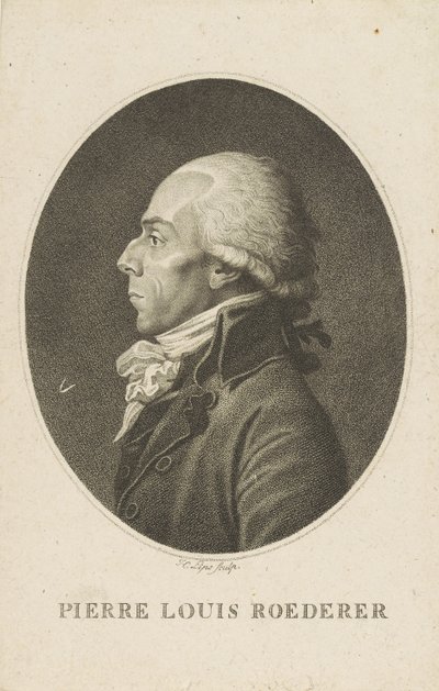 Portrait de Pierre-Louis Roederer 1754-1835 - Fiessinger