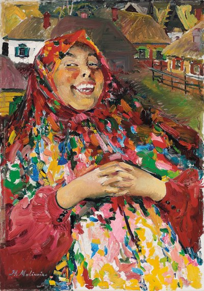 Le Paysan rieur - Filipp Andreevich Maliavin