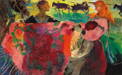 Le Vendeur de châles - Filipp Andreevich Maliavin