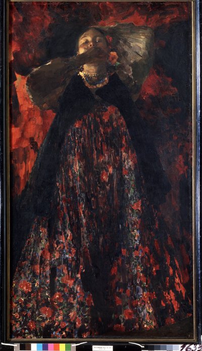 Une fille - Filipp Andreevich Maliavin