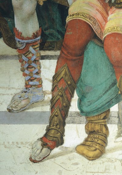 Détail des chaussures, Saint Philippe l