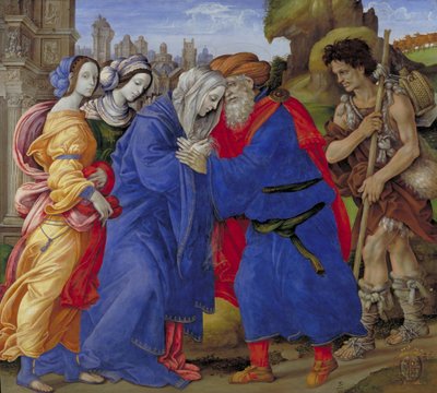 Rencontre de Saints Joachim et Anne à la Porte Dorée, 1497 - Filippino Lippi