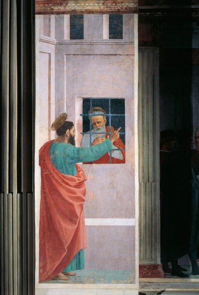 Saint Paul visitant Saint Pierre en prison - Filippino Lippi