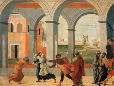 Virginie faite prisonnière par le gouverneur romain Appius Claudius ... - Filippino Lippi