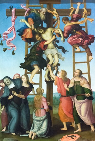 Descente de croix - Filippino & Perugino Pietro (1446 1523) Lippi