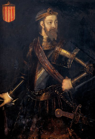 Portrait de Ramon (Raymond) Borell I (972-1017), comte de Barcelone, Gérone et Ausona - Filippo Ariosto