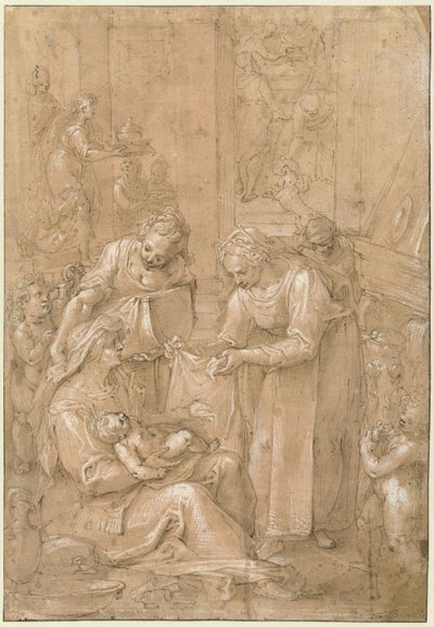 La naissance de la Vierge - Filippo Bellini