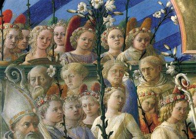 Incoronazione Maringhi ou Couronnement de la Vierge (détail) - Filippo Lippi