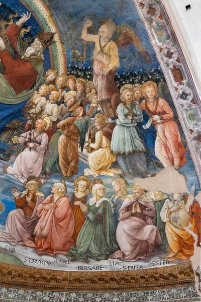 Saints et anges (détail) - Filippo Lippi
