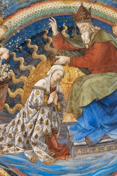 Vierge Marie et Dieu (détail) - Filippo Lippi