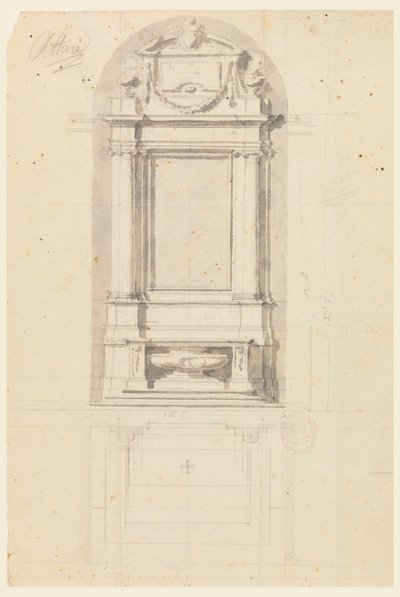Conception pour un autel - Filippo Marchionni