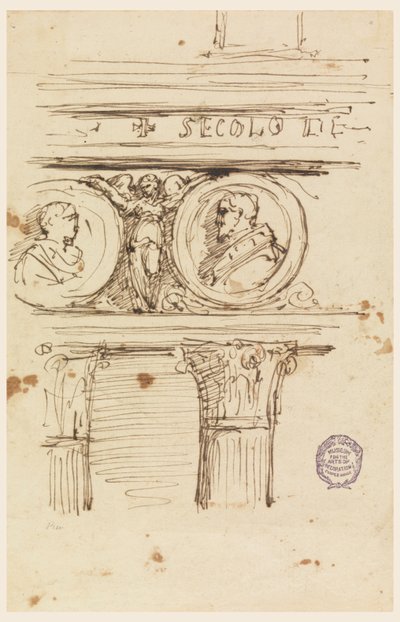 Conception pour un entablement - Filippo Marchionni