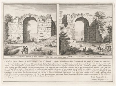 Page de dédicace, de Antichità di Pesto - Filippo Morghen