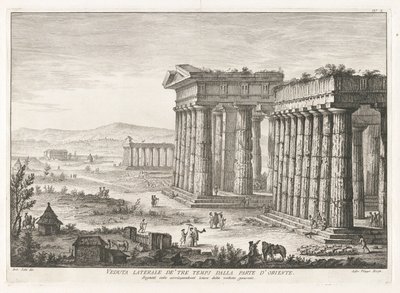 Vue latérale de - Filippo Morghen