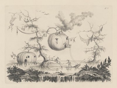 Courges servant de - Filippo Morghen