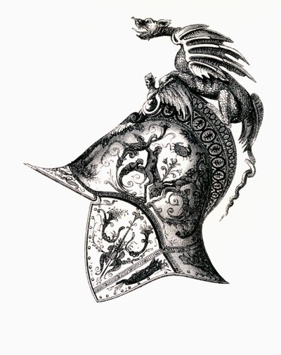 Casque damasquiné du roi François Ier de France, 1855 - Filippo Negroli