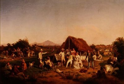 La Partie de Chasse de Ferdinand II de Naples - Filippo Palizzi