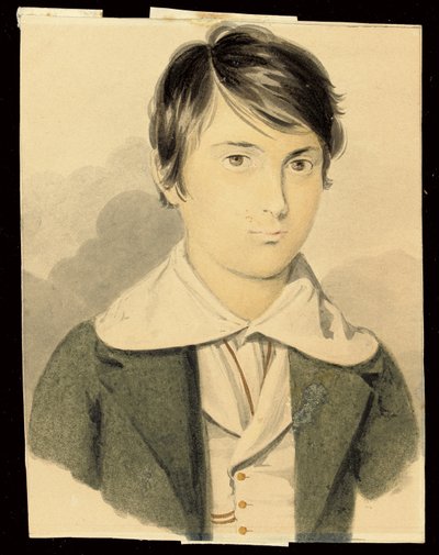 Portrait de Dante Gabriel Rossetti - Filippo Pistrucci