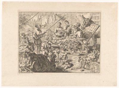 Pulcinella dans une chaise roulante - Filippo Vasconi