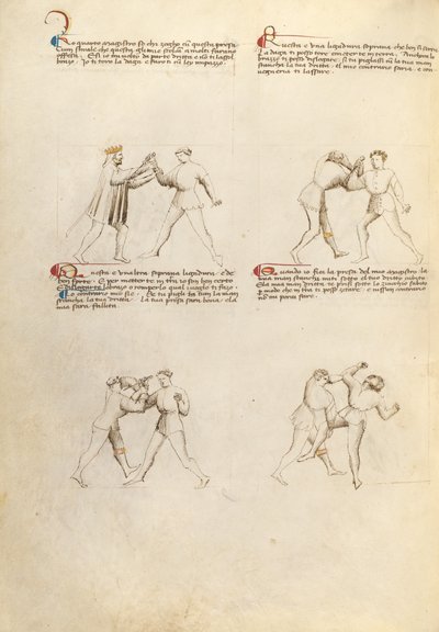 Combat avec la dague - Fiore Furlan dei Liberi da Premariacco