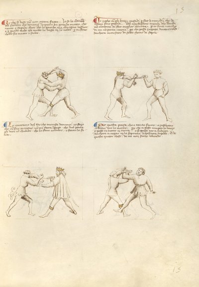 Combat au poignard - Fiore Furlan dei Liberi da Premariacco