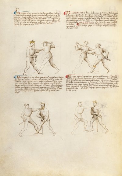 Combat avec la dague et l
