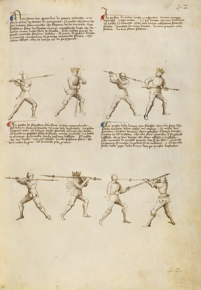 Combat avec la lance - Fiore Furlan dei Liberi da Premariacco