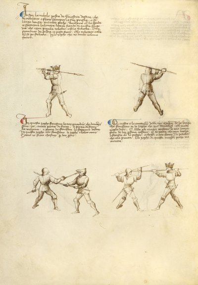 Combat avec la lance - Fiore Furlan dei Liberi da Premariacco