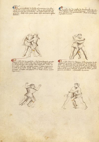 Combat à mains nues - Fiore Furlan dei Liberi da Premariacco
